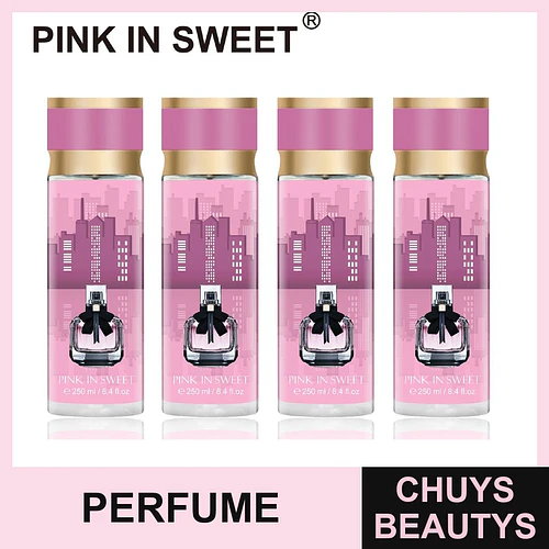 Fragancia Corporal Dulce y Refrescante PINK IN SWEET 250ml - Chuys Beautys | Chuys Beautys