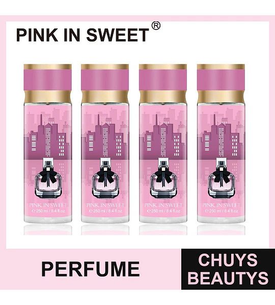 Fragancia Corporal Dulce y Refrescante PINK IN SWEET 250ml