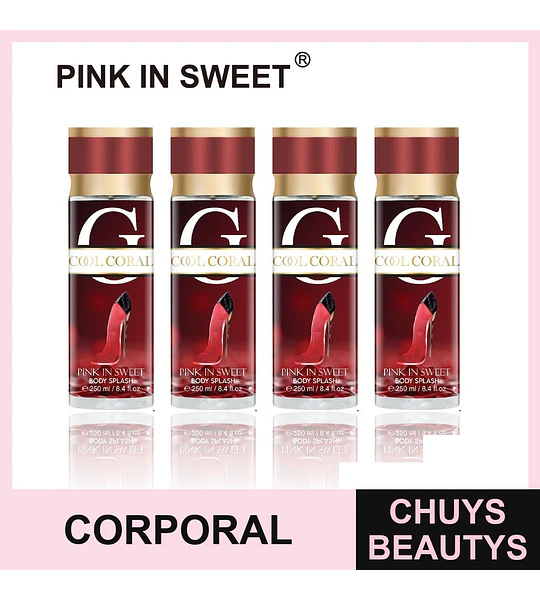 Body Splash Pink In Sweet Cool Coral 250ml