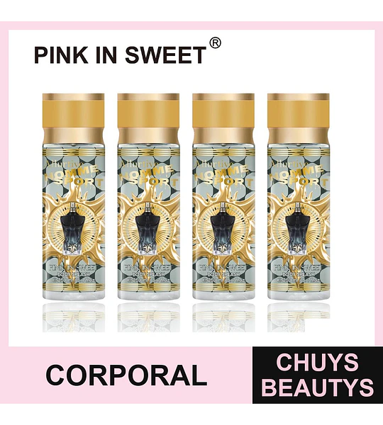 Body Splash Homme Sport Pink In Sweet Masculino 250ml