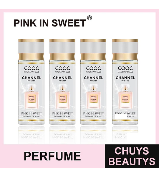 Fragancia Corporal Pink In Sweet COOC Mademoiselle Pretty 250ml
