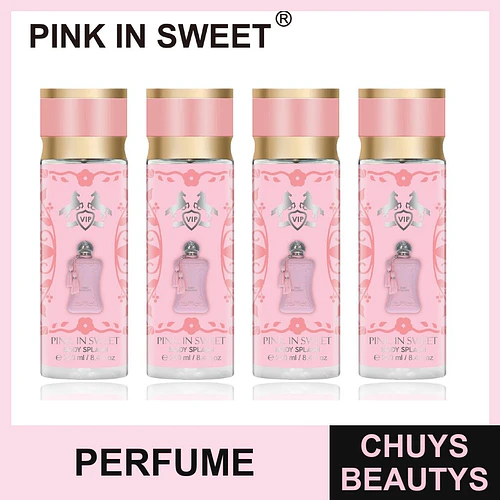 Body Splash Pink In Sweet con fragancia VIP de 250ml - Chuys Beautys | Chuys Beautys
