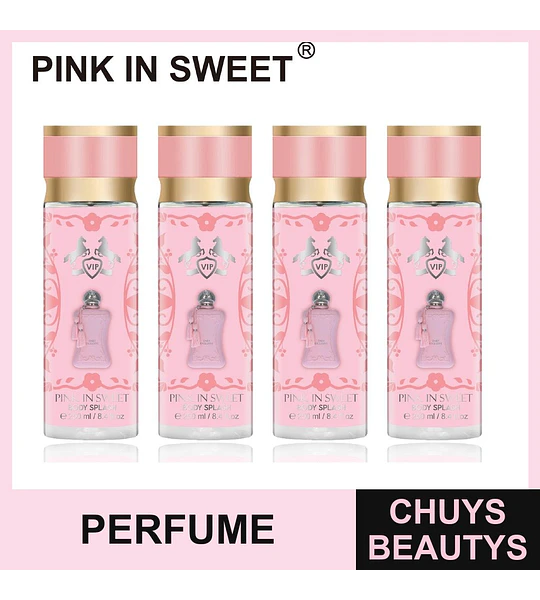 Body Splash Pink In Sweet con fragancia VIP de 250ml