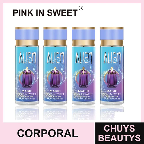 Body Splash Corporal Mágico Alien Pink In Sweet 250ml - Chuys Beautys | Chuys Beautys