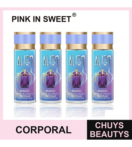 Body Splash Corporal Mágico Alien Pink In Sweet 250ml