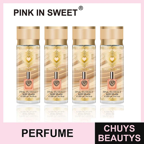 Body Splash Pink in Sweet Dolce & Lange Fragancia Corporal 250ml - Chuys Beautys | Chuys Beautys