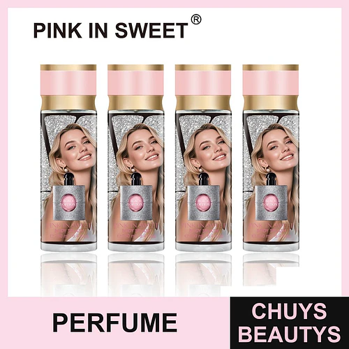 Fragancia Corporal Glitter PINK IN SWEET con Aroma Dulce 250ml - Chuys Beautys | Chuys Beautys