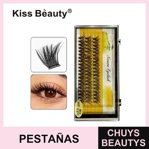 Pestañas Postizas en Racimo Mixtas Kiss Bèauty Nesura - Chuys Beautys | Chuys Beautys
