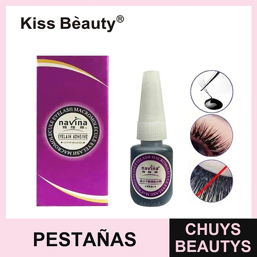 Adhesivo de Pestañas Macromolecular Navina para Extensiones - Chuys Beautys | Chuys Beautys