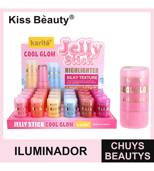 Karité Iluminador en Barra Jelly Stick Cool Glow