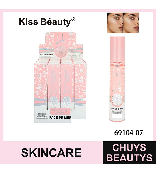 Primer Facial Kiss Beauty Skin Clinic para Piel Radiante y Suave