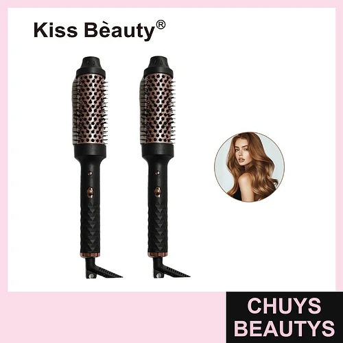 Cepillo Moldeador de Aire Caliente con Barril Cerámico Kiss Bèauty - Chuys Beautys | Chuys Beautys