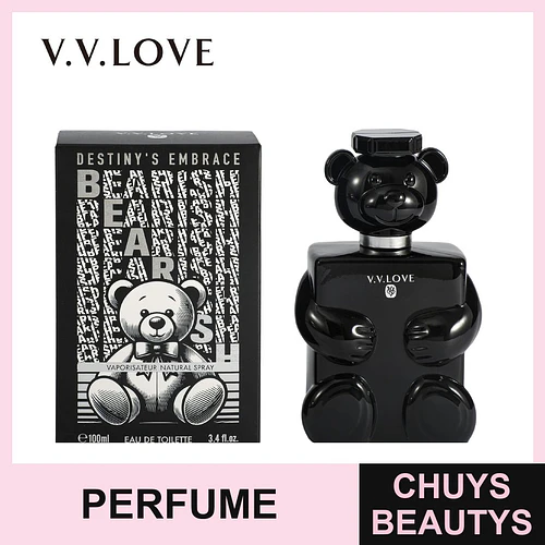 Eau de Toilette V.V.LOVE Bearish Black Teddy para hombre 100ml - Chuys Beautys | Chuys Beautys