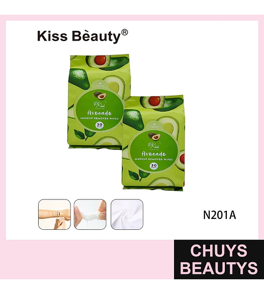 Toallitas Desmaquillantes de Palta Kiss Bèauty PX Look 30 Hojas