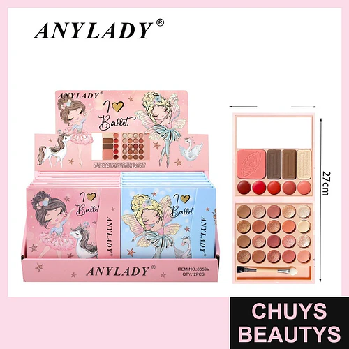 ANYLADY Ballet Paleta de Maquillaje Completa para Ojos y Rostro - Chuys Beautys | Chuys Beautys