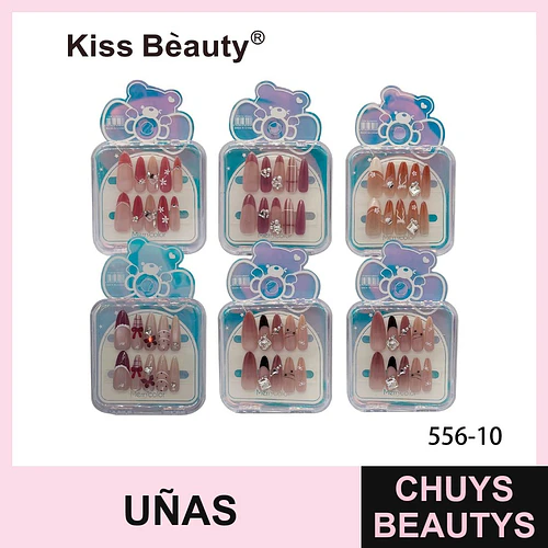 Uñas Postizas Adhesivas Kiss Bèauty Variedad de Diseños Elegantes y Modernos - Chuys Beautys | Chuys Beautys