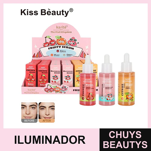 Kiss Beauty Karité Sérum Facial Frutal Iluminador y Control de Grasa - Chuys Beautys | Chuys Beautys