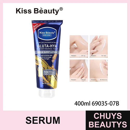 Kiss Beauty Gluta-Hya Serum Burst Lotion Reparador Radiante Noche - Chuys Beautys | Chuys Beautys