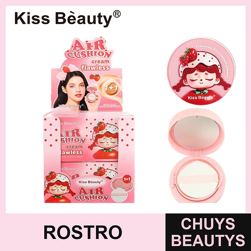 Base de Maquillaje Air Cushion Flawless Kiss Beauty con Repuesto - Chuys Beautys | Chuys Beautys