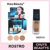 Base de maquillaje Kiss Beauty Fit Me Matte + Poreless SPF 30 para piel normal a grasa 7