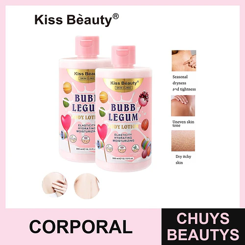 Kiss Beauty Loción Corporal Bubble Legum Hidratante y Elasticidad - Chuys Beautys | Chuys Beautys