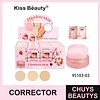 Corrector de Alta Cobertura Flawless Skin Kiss Beauty 2