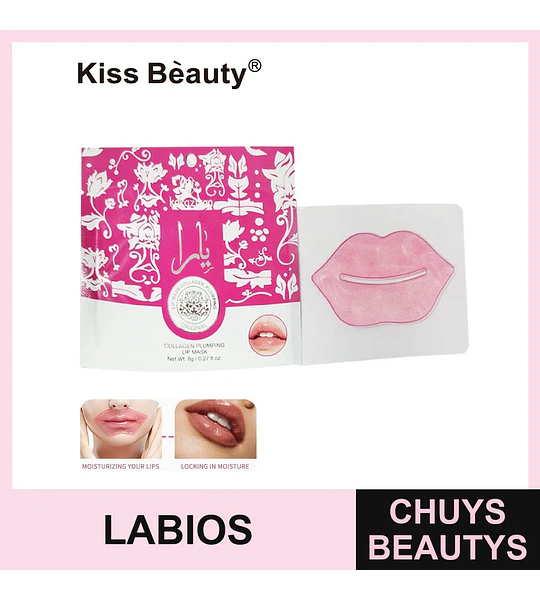 Mascarilla Labial de Colágeno Plumping Kiss Beauty