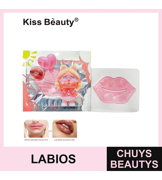 Mascarilla de Labios Hidratante con Colágeno Kiss Bèauty