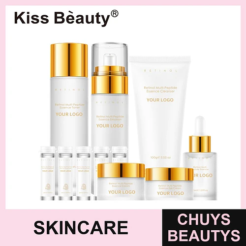 Set completo de cuidado facial Kiss Bèauty Retinol Multi-Peptide para una piel rejuvenecida - Chuys Beautys | Chuys Beautys