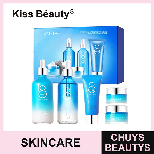 Set de Skincare Hidratante con Ácido Hialurónico Kiss Beauty Aesthtany - Chuys Beautys | Chuys Beautys