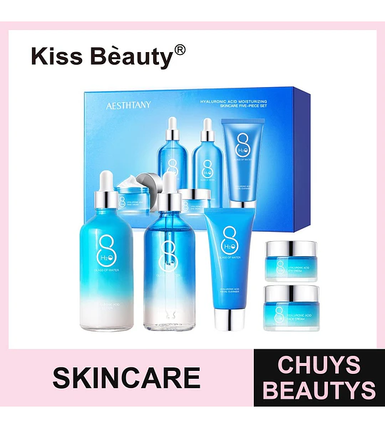 Set de Skincare Hidratante con Ácido Hialurónico Kiss Beauty Aesthtany