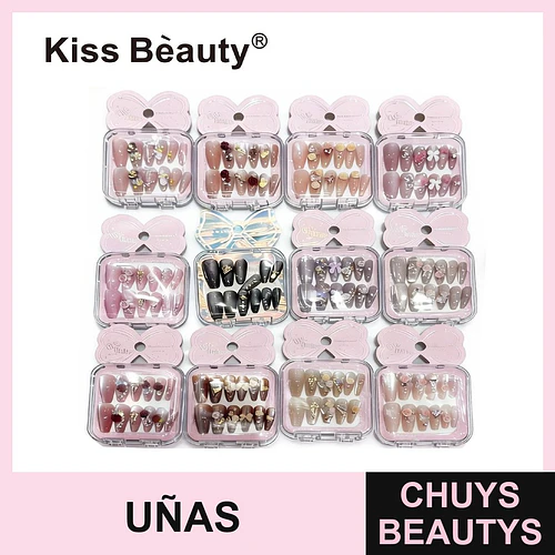 Set de Uñas Postizas Decoradas Variadas Kiss Bèauty GO-911 - Chuys Beautys | Chuys Beautys