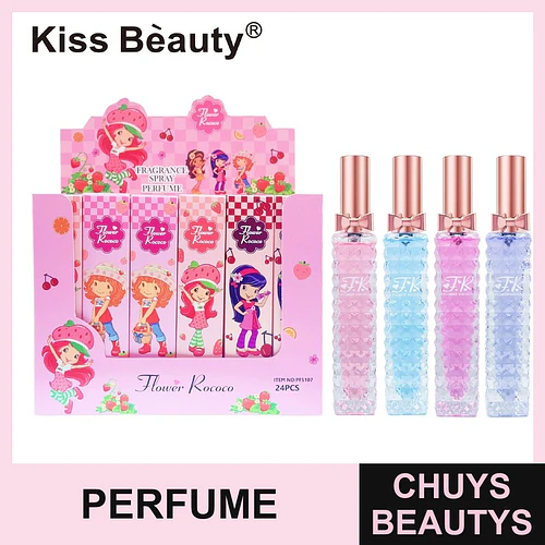Set de Perfumes Infantiles Kiss Beauty Flower Rococo con Diseño Frutal - Chuys Beautys | Chuys Beautys
