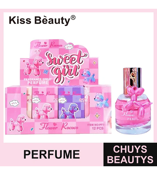 Fragancia Spray Dulce Floral Kiss Beauty Flower Rococo 30ml