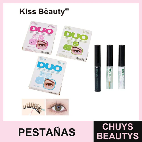Adhesivo para Pestañas Postizas DUO Brush On con Aplicador de Pincel - Chuys Beautys | Chuys Beautys
