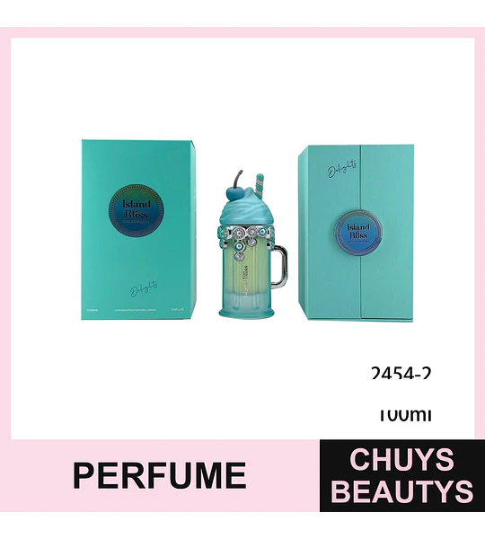 Perfume Island Bliss Delights Eau de Parfum con diseño de batido de cereza 100ml