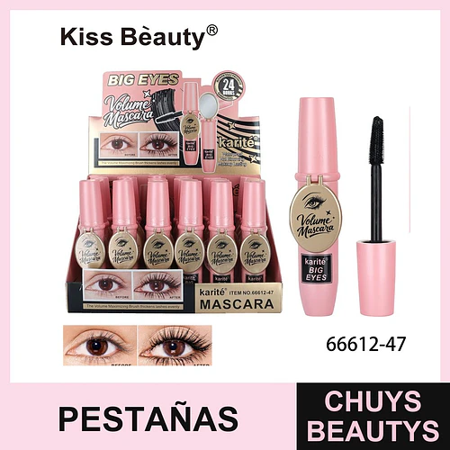 Mascara de Volumen Karité Big Eyes a prueba de agua 24 horas - Chuys Beautys | Chuys Beautys