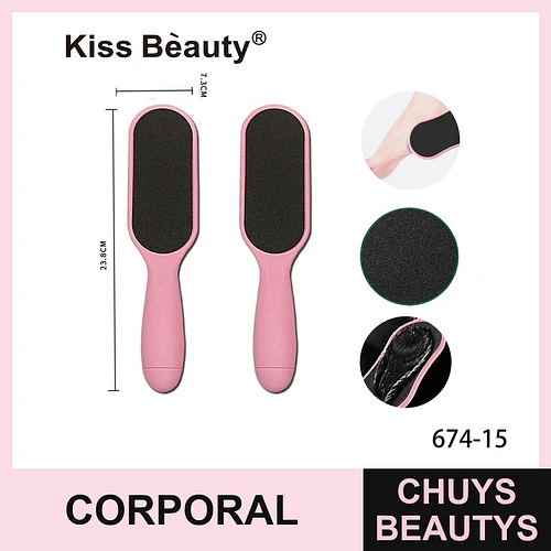 Lima removedora de callos y durezas Kiss Bèauty para pies suaves - Chuys Beautys | Chuys Beautys