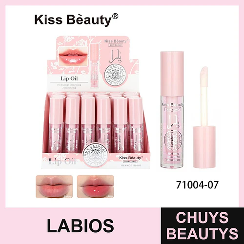Aceite Labial Hidratante y Suavizante Kiss Beauty Skin Clinic Natural - Chuys Beautys | Chuys Beautys