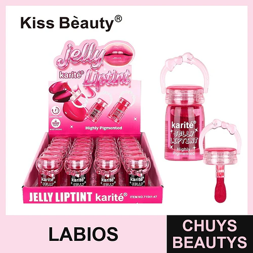Tinta de Labios Efecto Jelly Altamente Pigmentada Kiss Bèauty Karité - Chuys Beautys | Chuys Beautys