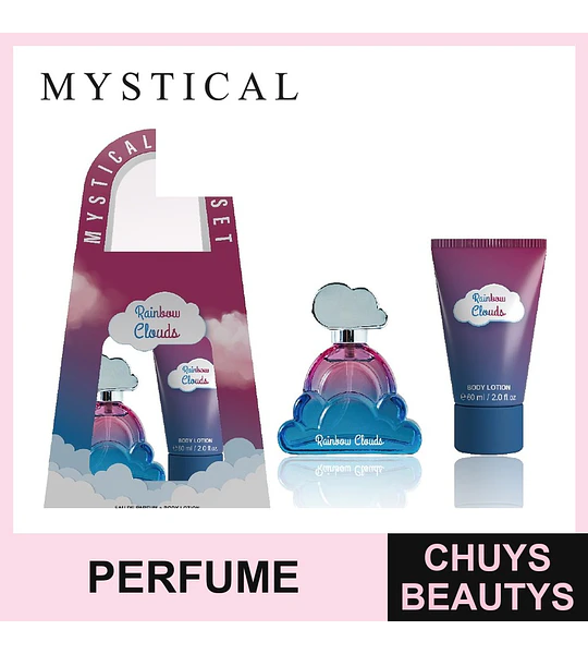 Set de Perfume y Loción Corporal Mystical Rainbow Clouds