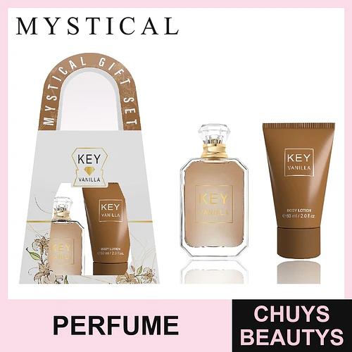 Set de fragancia y loción corporal Mystical Key Vanilla 30ml + 60ml - Chuys Beautys | Chuys Beautys