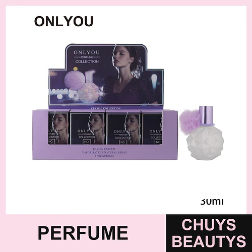 Perfume ONLYOU Classic Collection Eau de Parfum 30ml con Pom-Pom - Chuys Beautys | Chuys Beautys