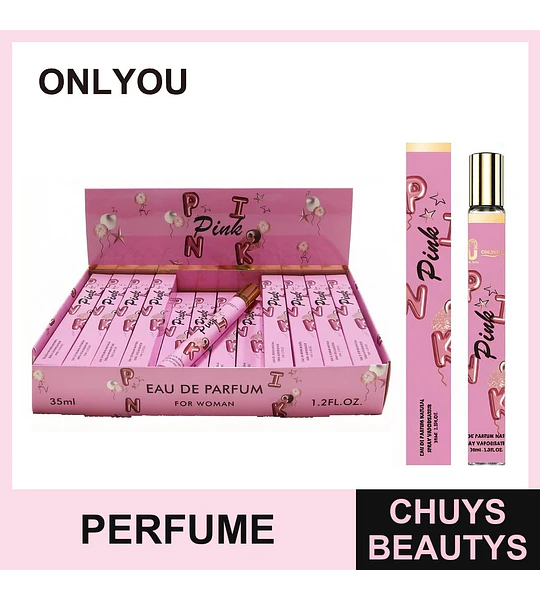 Eau de Parfum Pink ONLYOU para Mujer 35ml Spray Vaporizador