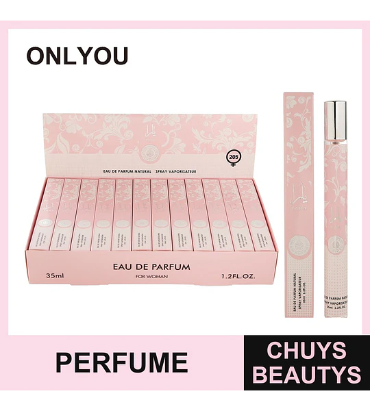 Eau de Parfum Natural Spray ONLYYOU Yara para Mujer 35ml