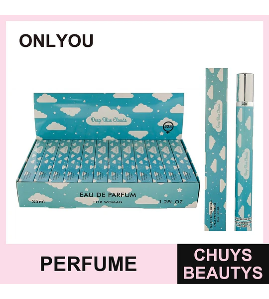 Eau de Parfum ONLYYOU Deep Blue Clouds para Mujer 35ml