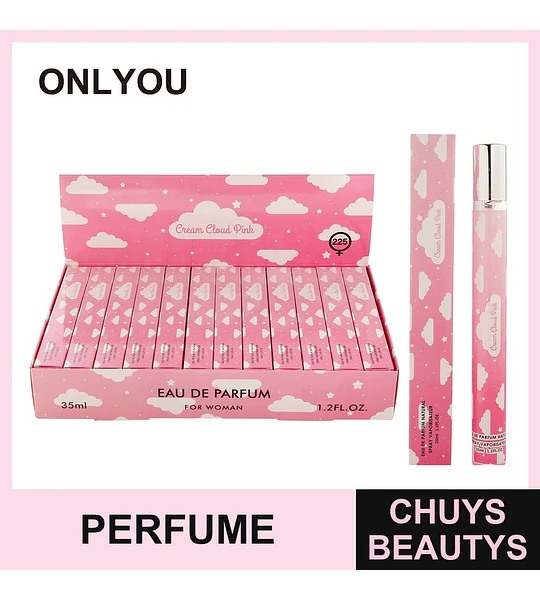 Perfume Eau de Parfum Cream Cloud Pink para Mujer Onlyou 35ml