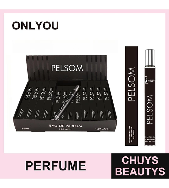 Eau de Parfum PELSOM ONLYOU para Hombre 35ml Formato Viaje