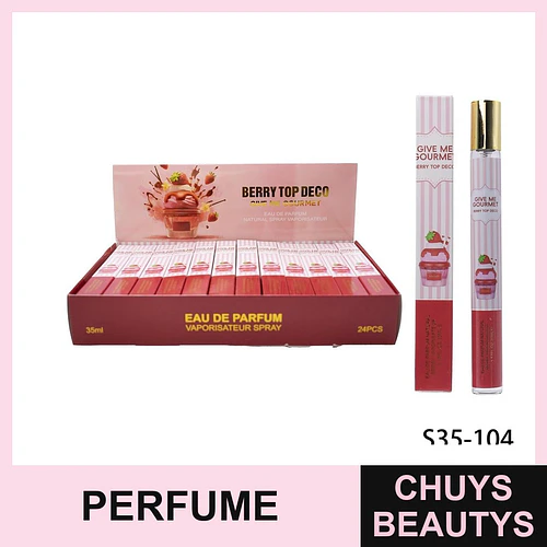 Perfume Eau de Parfum Berry Top Deco Gourmet aroma fresa 35ml - Chuys Beautys | Chuys Beautys