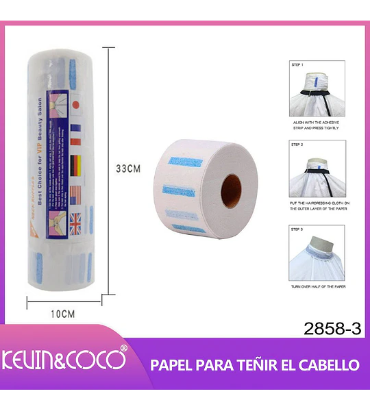 Bufanda de Papel Desechable para Barbería